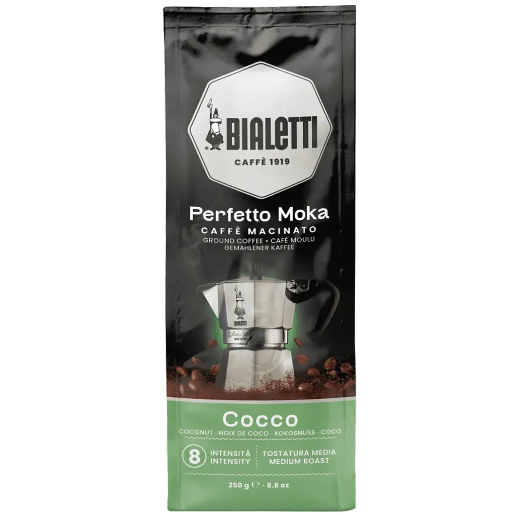Bialetti Perfetto Moka Cocco Koffie 250 gram